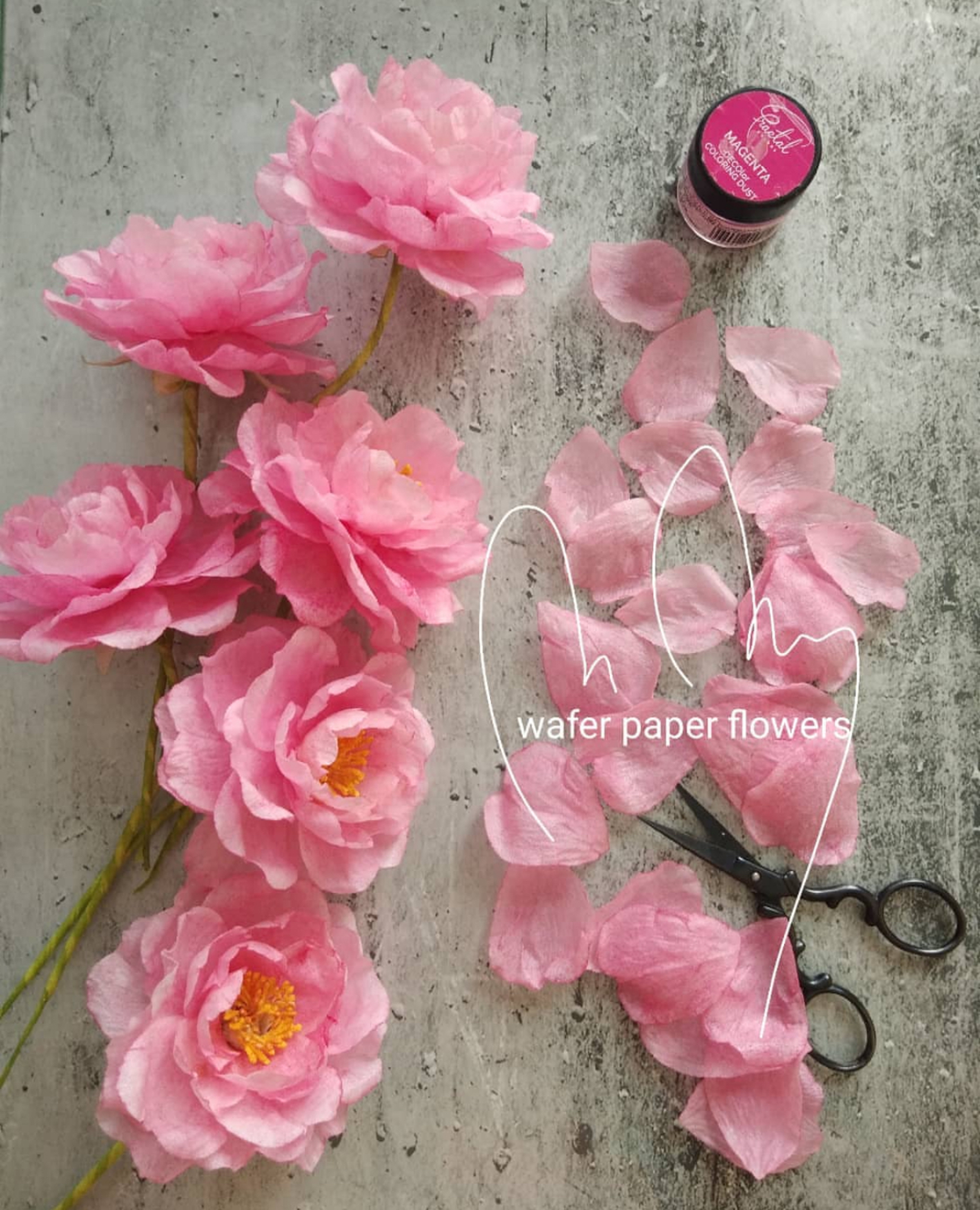 Wafer Paper Art Flowers 3