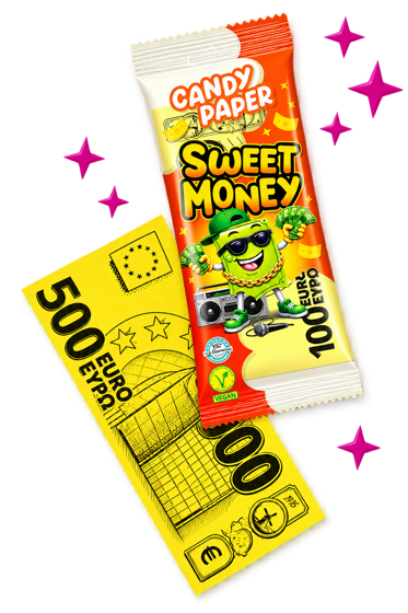 Sweet Candy Paper Money Combi