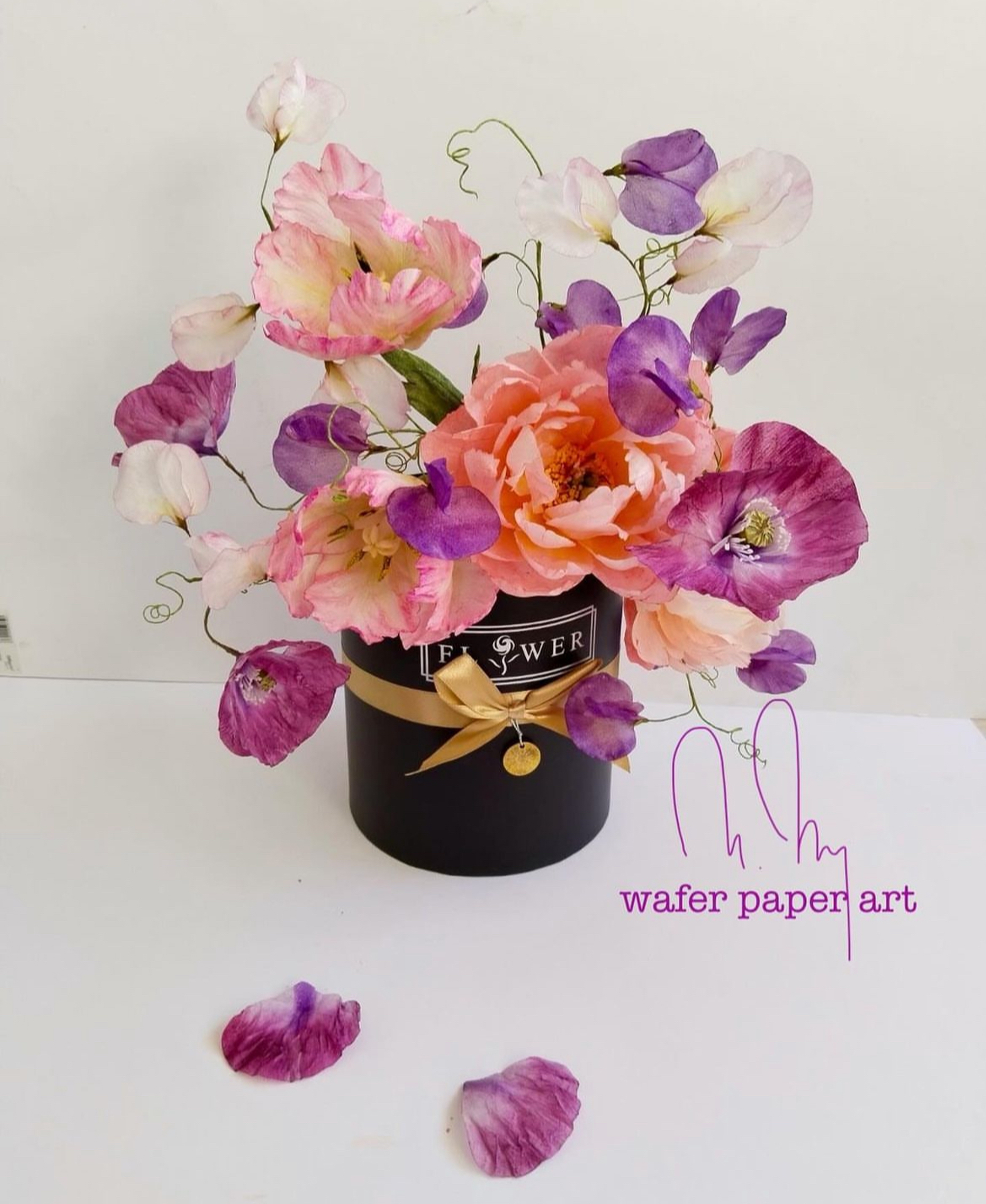 Wafer Paper Art Flowers