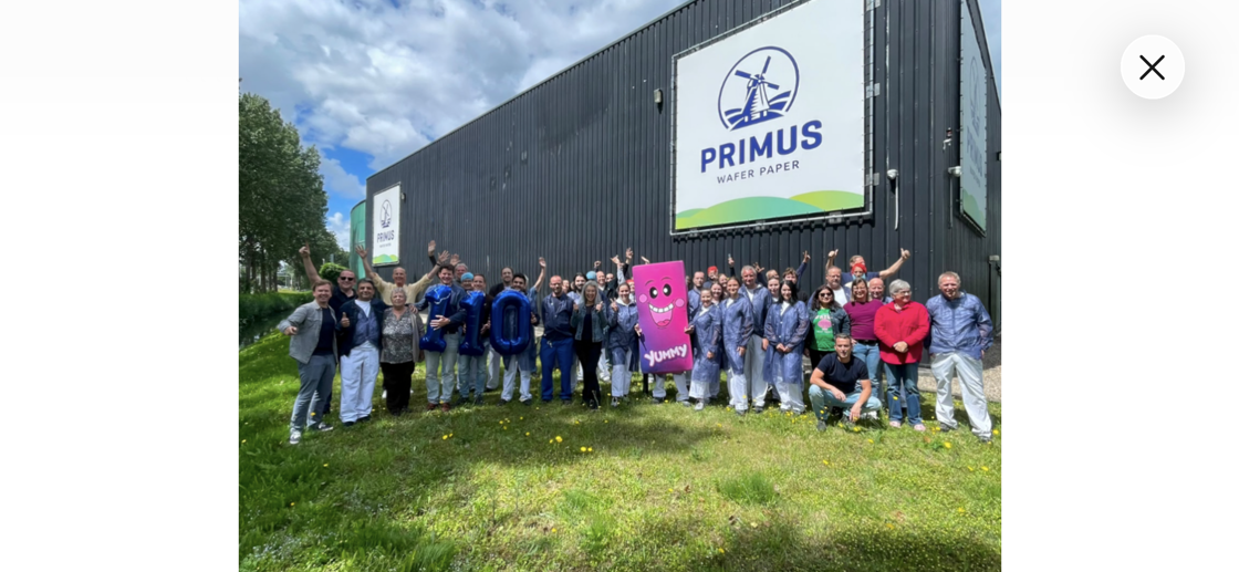 Primus Wafer Paper 110 Jaar